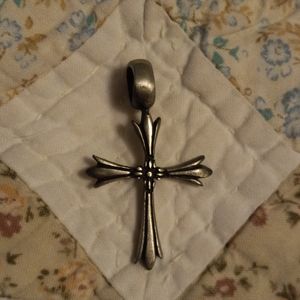 Pewter cross pendant